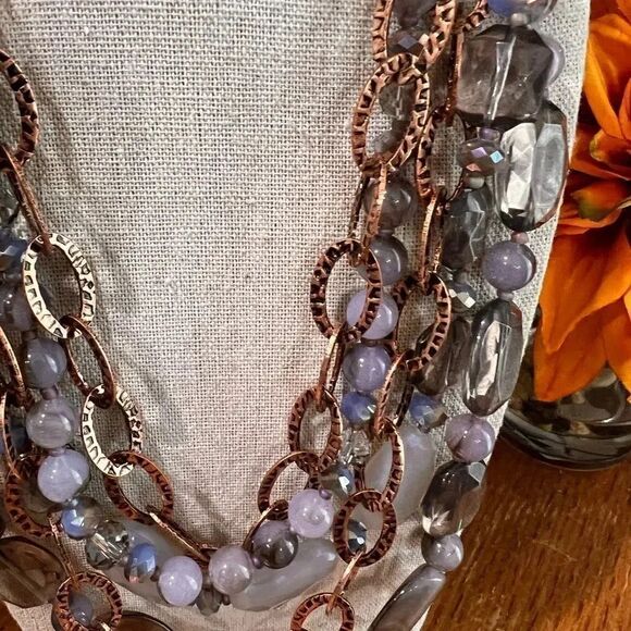 Premier Designs English Rose Necklace#PDNK1 - Picture 3 of 6